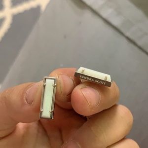 Kendra Scott white stone earrings